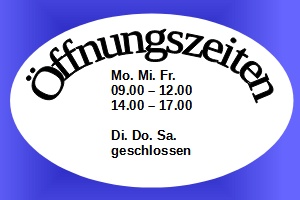 Oeffnungszeiten